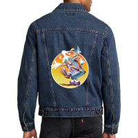 Creamy 'grateful' Can Men Denim Jacket | Artistshot