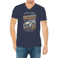 Dirt Track Racing Late Model Wild V-neck Tee | Artistshot