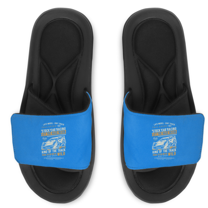 Dirt Track Racing Late Model Wild Slide Sandal | Artistshot