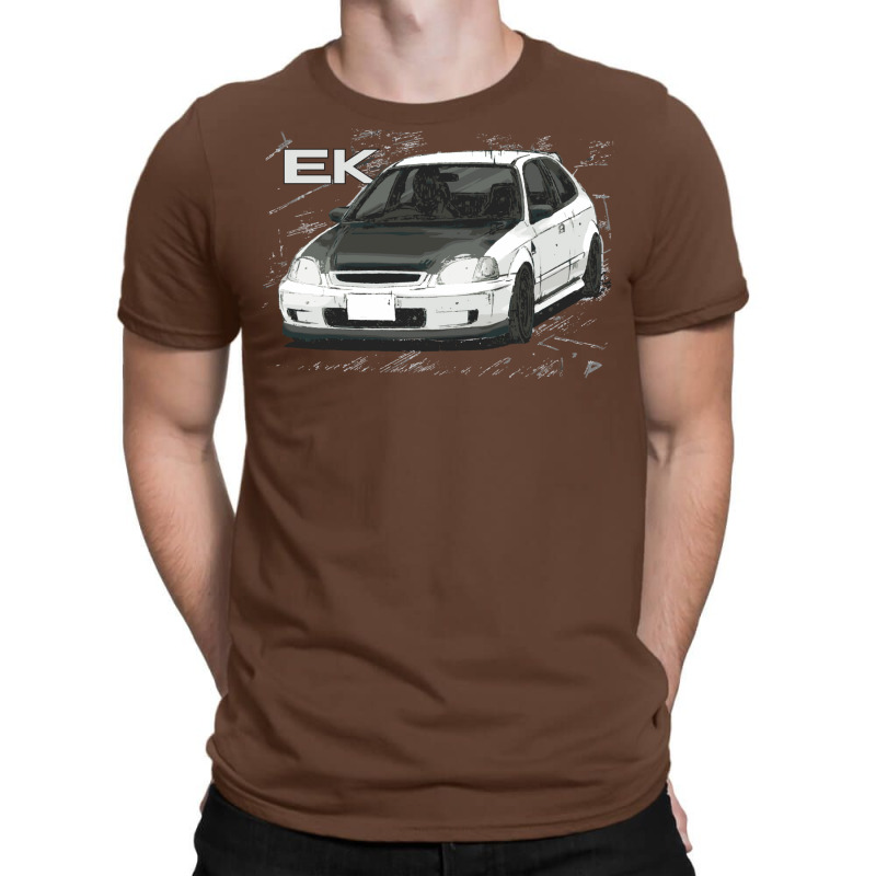 Initial D Anime Classic Jdm Spoon Ek Hatch T-shirt | Artistshot