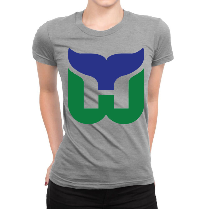 Vintage Hartford Hockey   Retro Whalers Ladies Fitted T-Shirt by oresabeluuhy | Artistshot