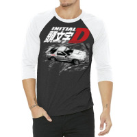 Initial D Fc Rx7 Drifting   Ryosuke Takahashi Redsuns 3/4 Sleeve Shirt | Artistshot