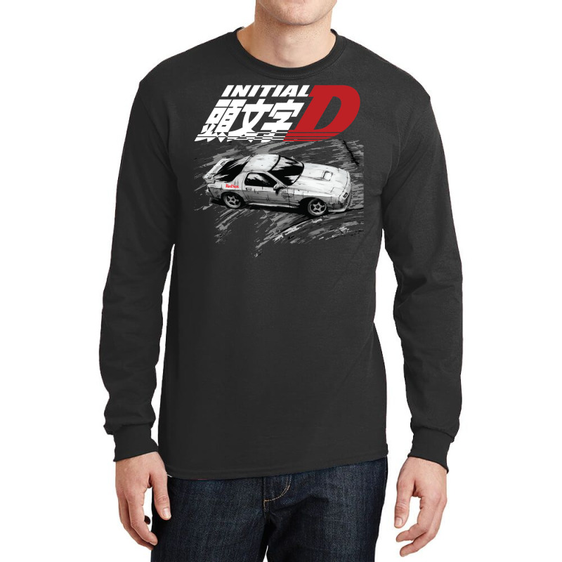 Initial D Fc Rx7 Drifting   Ryosuke Takahashi Redsuns Long Sleeve Shirts | Artistshot