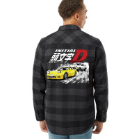 Initial D Fd Rx7 Stage 1 Drifting    Keisuke Takahashi's Redsuns Vs Ta Flannel Shirt | Artistshot