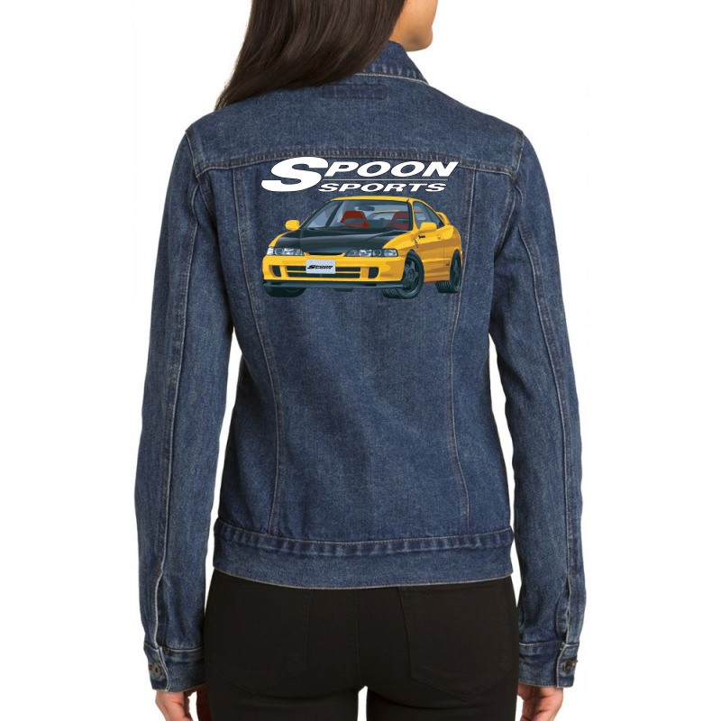 Integra Phoenix Yellow Type R Dc2 Ladies Denim Jacket by shakaedikerte | Artistshot