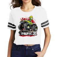 Monster Truck Screaming Ghoul Scorecard Crop Tee | Artistshot