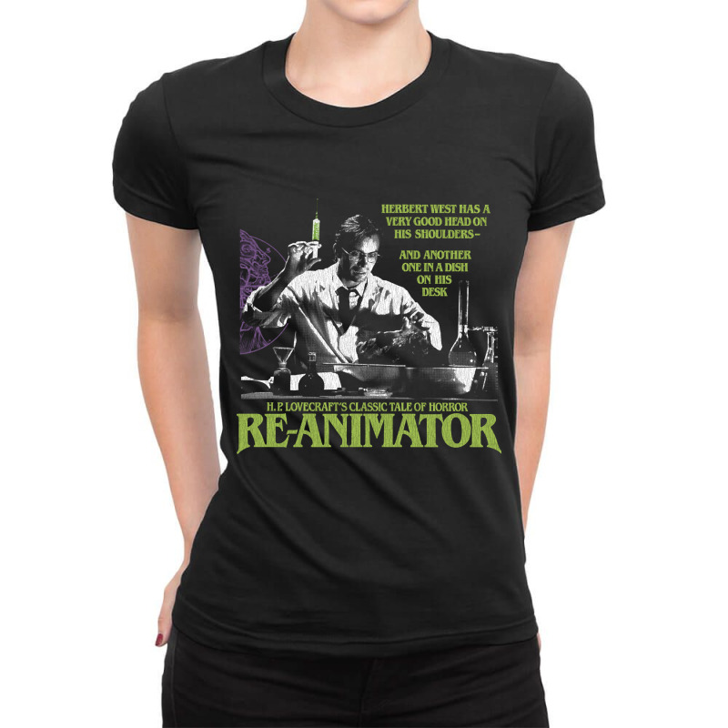 Limited Edition Reanimator, Re-animator, Herbert West-xggfl Ladies Fitted T-Shirt by haodinhvan1 | Artistshot