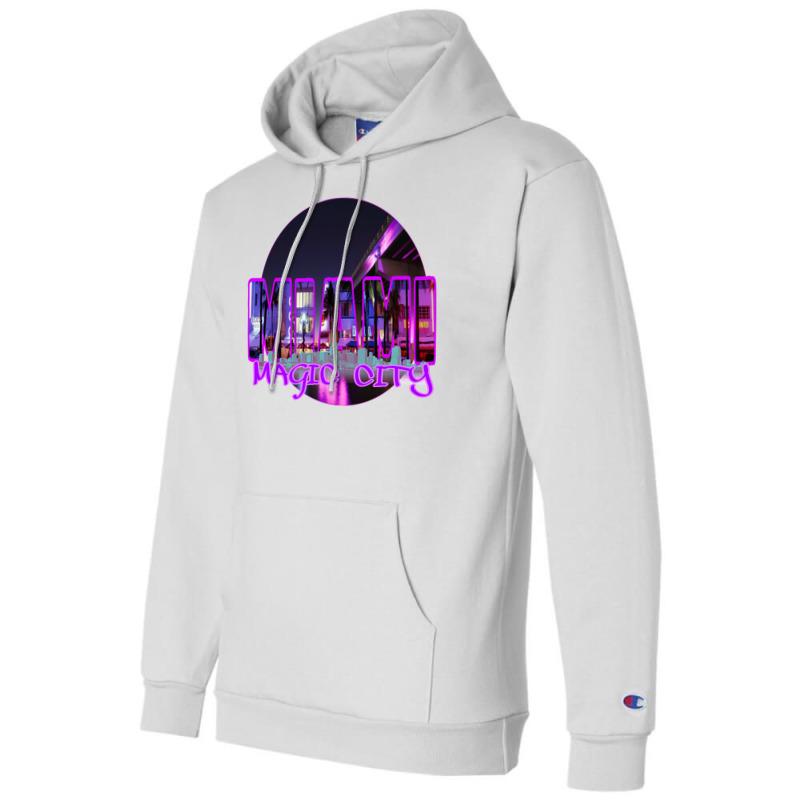 Magic City Miami Champion Hoodie by warkyshityq | Artistshot