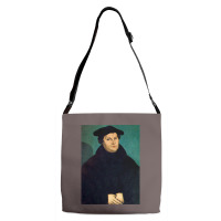 Martin Luther   The Protestant Reformation   Picture Restored Adjustable Strap Totes | Artistshot