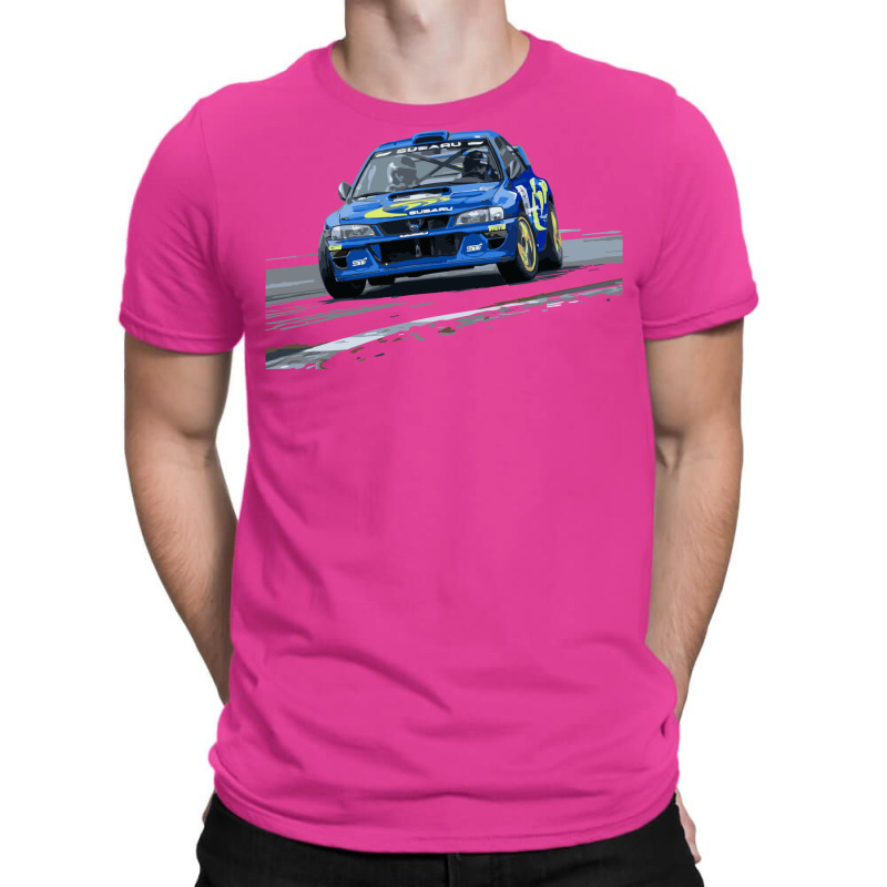 Jdm Colin Mcrae World Rally Blue Champion Wrc Gc8 22b Car 555 Power Sl T-shirt | Artistshot