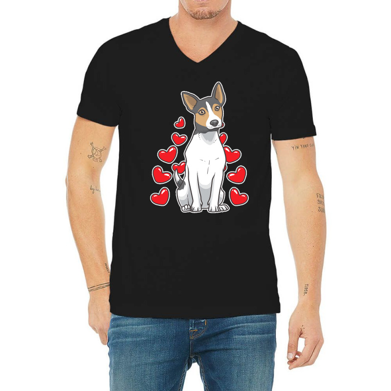 Rat Terrier T  Shirt Rat Terrier Dog Gift V-neck Tee | Artistshot