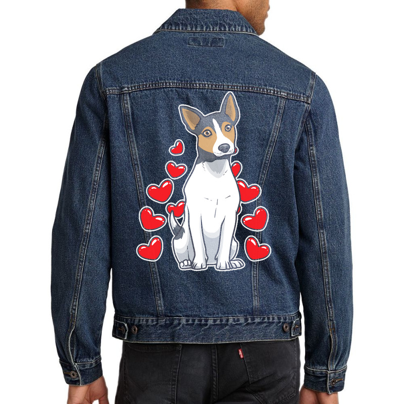 Rat Terrier T  Shirt Rat Terrier Dog Gift Men Denim Jacket | Artistshot