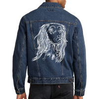 Saluki T  Shirt Saluki Dog Gift T  Shirt Men Denim Jacket | Artistshot