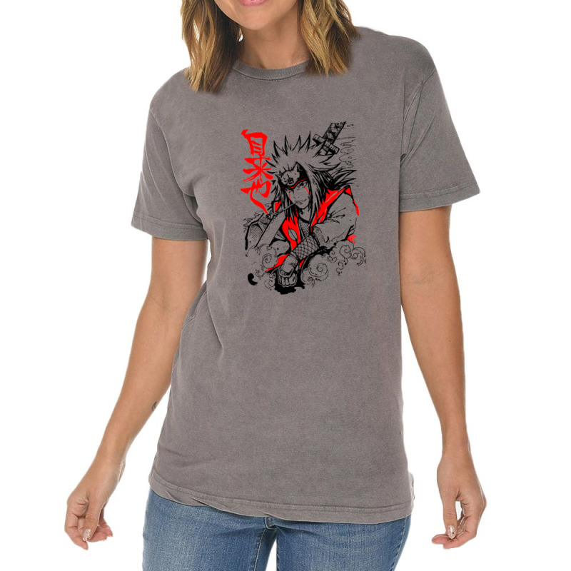 Jiraiya Disappeared From Konoha Village Vintage T-Shirt by trishafolyda | Artistshot