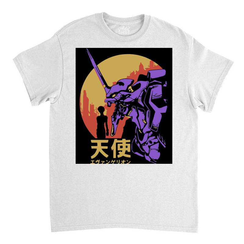 Neon Genesis Evangelion Retro Vintage Classic T-shirt by constancelapointe | Artistshot