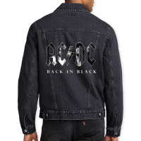 Angus Young Brian Johnson Men Denim Jacket | Artistshot