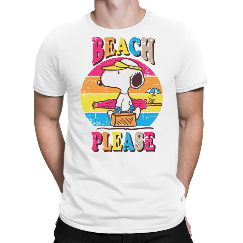 Peanuts Beach Please T-shirt | Artistshot