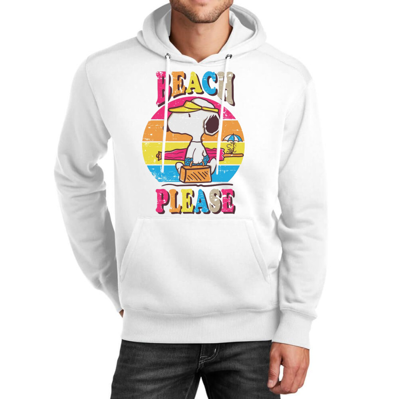 Peanuts Beach Please Unisex Hoodie | Artistshot