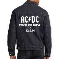 Angus Young Brian Johnson Men Denim Jacket | Artistshot