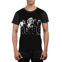 Angus Young Brian Johnson Graphic T-shirt | Artistshot