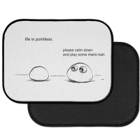 Life Is Pointless Rear Car Mat | Artistshot