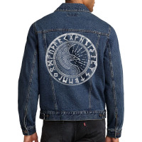 Viking Raven   Raven Head Norse Mythology Men Denim Jacket | Artistshot