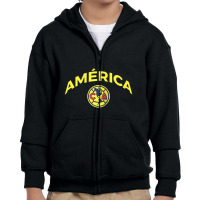 Club America Raglan Baseball Youth Zipper Hoodie | Artistshot