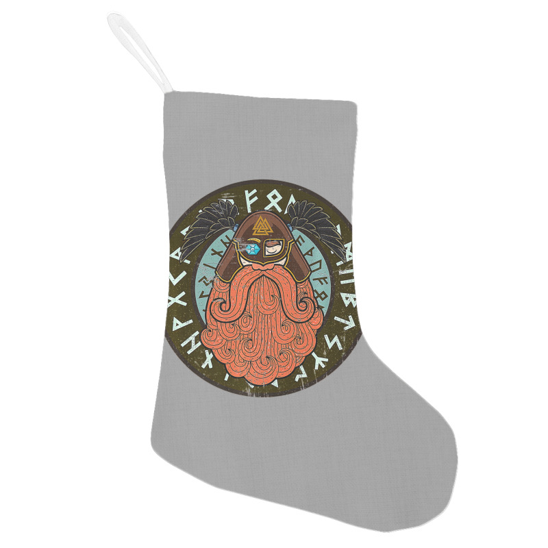 Viking Raven God Odin Warrior  Men Women Kids Gift Holiday Stocking | Artistshot