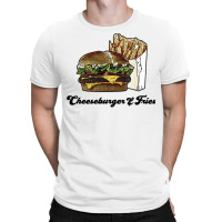 Cheeseburger & Fries T-shirt | Artistshot