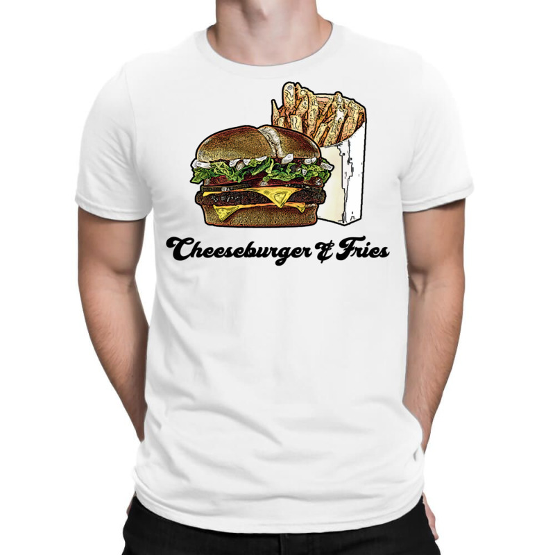 Cheeseburger & Fries T-Shirt by ljusikryanzp | Artistshot