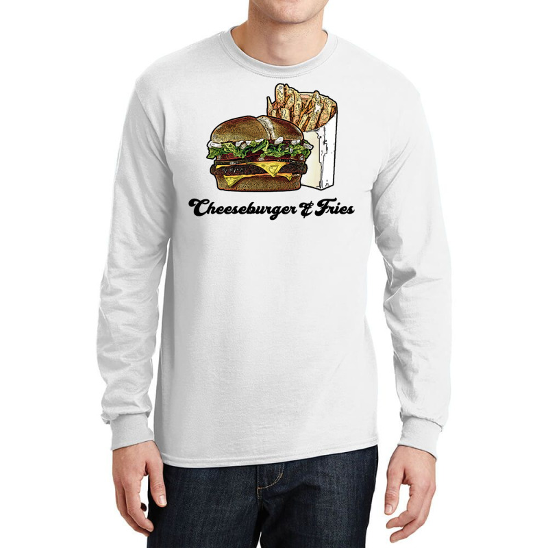 Cheeseburger & Fries Long Sleeve Shirts by ljusikryanzp | Artistshot