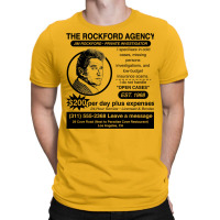 Jim Rockford Newspaper Ad T-shirt | Artistshot