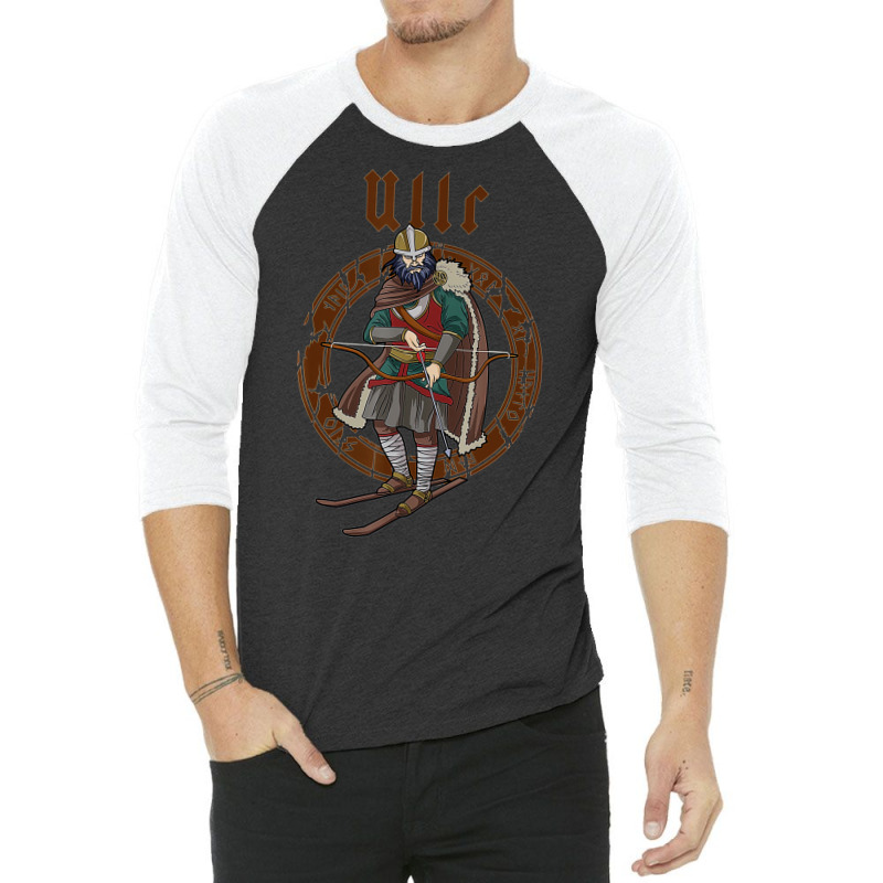 Ullr  God Of Archery  Viking Gifts Hunting Ski 3/4 Sleeve Shirt | Artistshot