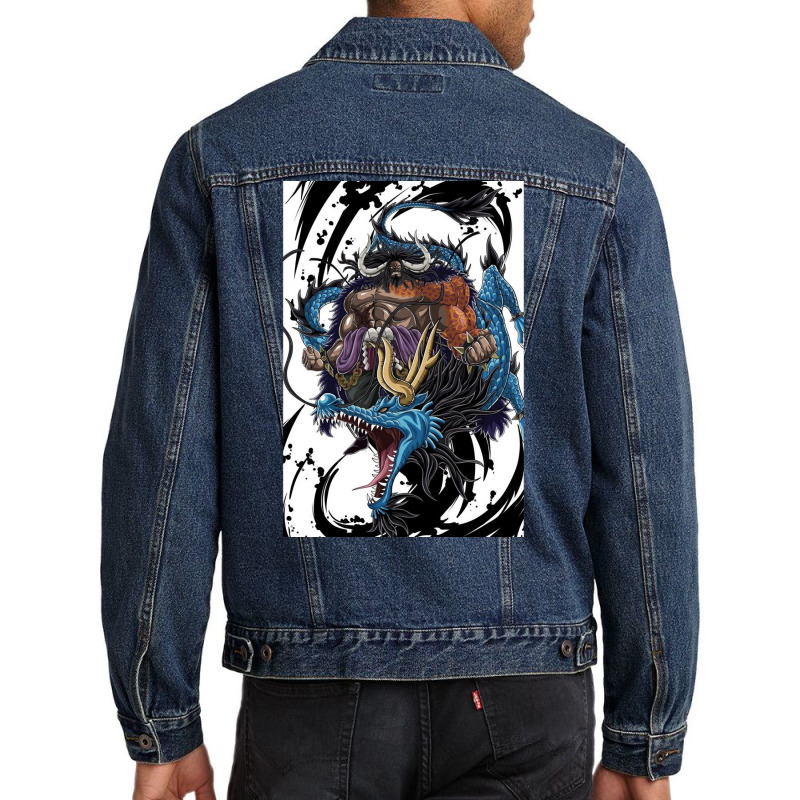 Kaido One Piece 1 Men Denim Jacket by kebabbmkhabar | Artistshot