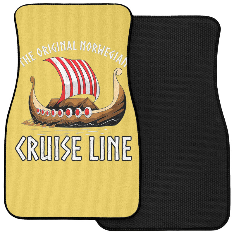 Viking Ship Cruise Norwegian Line Front Car Mat by shoenlositox | Artistshot