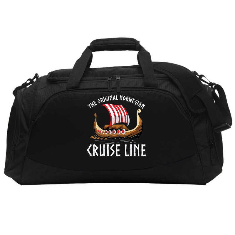 Viking Ship Cruise Norwegian Line Active Duffel by shoenlositox | Artistshot