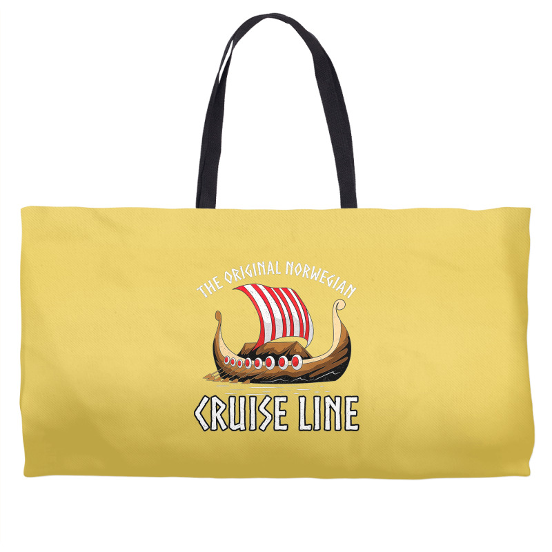 Viking Ship Cruise Norwegian Line Weekender Totes by shoenlositox | Artistshot