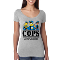 Cops Filmed On Location Women's Triblend Scoop T-shirt | Artistshot