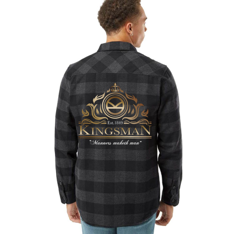 Kingsman Emblem Flannel Shirt by kebabbmkhabar | Artistshot