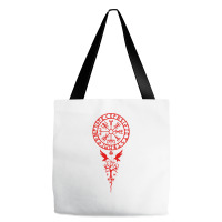 Vegvisir Runes Funny Viking Compass Nordic Gift Men Women Tote Bags | Artistshot