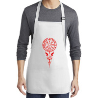 Vegvisir Runes Funny Viking Compass Nordic Gift Men Women Medium-length Apron | Artistshot