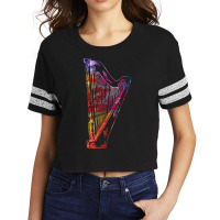 Harp Player T  Shirt Harp Instrument Music Gift Idea T  Shirt Scorecard Crop Tee | Artistshot