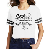 Sex Now Even Better With A Partner! Scorecard Crop Tee | Artistshot