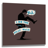 Silly Walk Metal Print Square | Artistshot