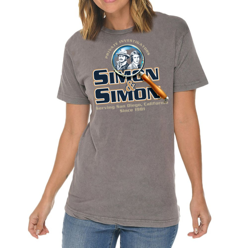 Simon And Simon Private Investigators Vintage T-Shirt by sashuesemetew | Artistshot