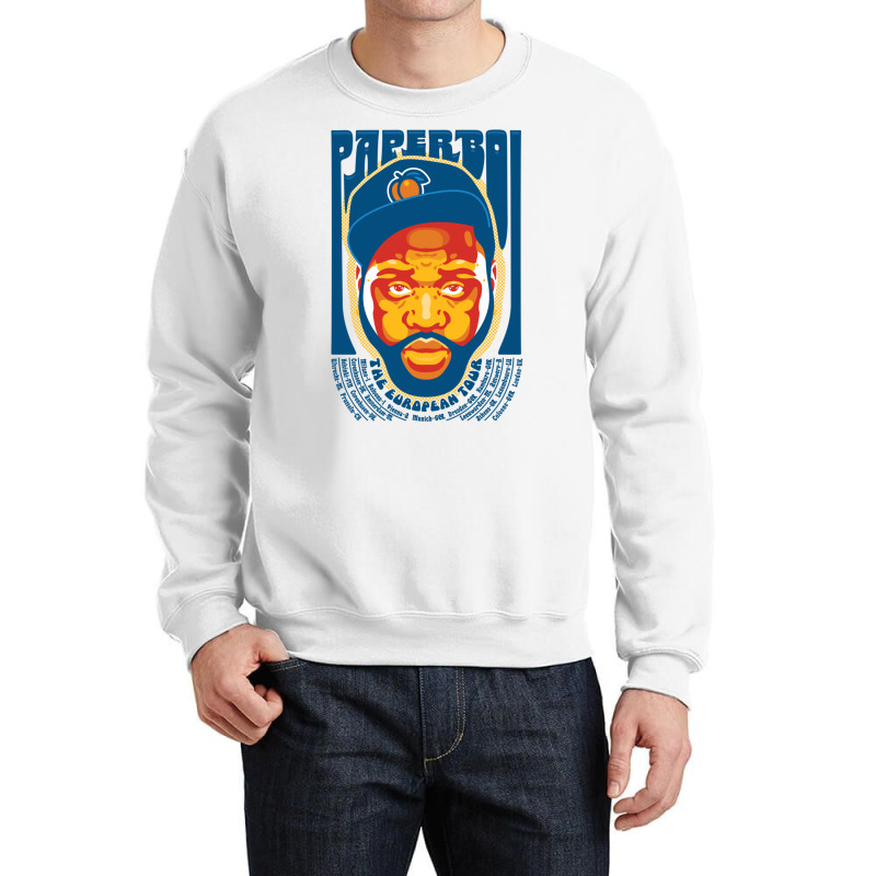 Paper Boi The European Tour Crewneck Sweatshirt | Artistshot