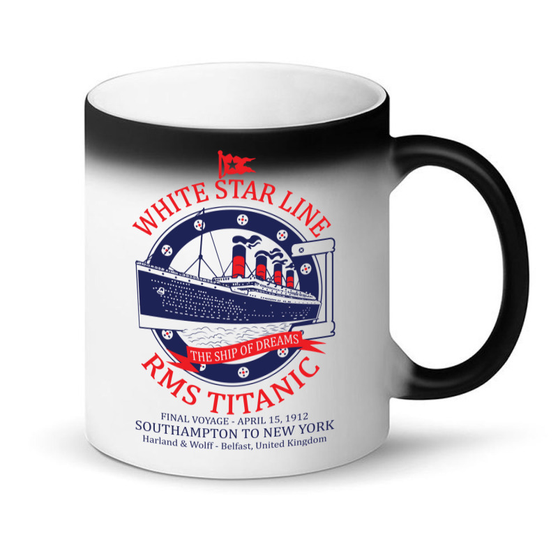 White Star Line   Titanic Magic Mug | Artistshot