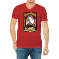 Merlena The Mermaid Sideshow Poster V-neck Tee | Artistshot