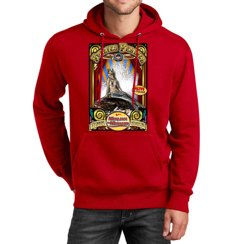 Merlena The Mermaid Sideshow Poster Unisex Hoodie by wasoufkuknag | Artistshot