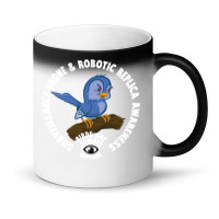 Surveillance Drone And Robotic Replica Awareness Magic Mug | Artistshot